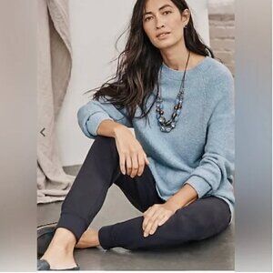 Pure Jill Pima Cotton Modal Blend Super Soft Pull On Jogger Pants Black